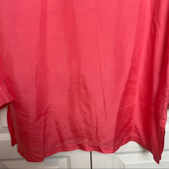 Silk Button Down Top - Picture 8 of 10